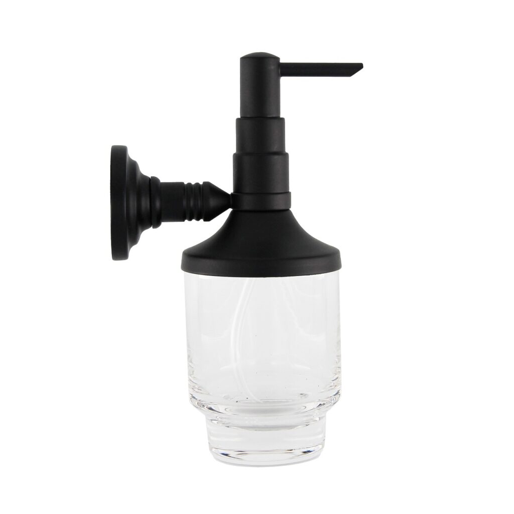 KRN-912-MSM_Seifenspender_Messing_schwarz-matt