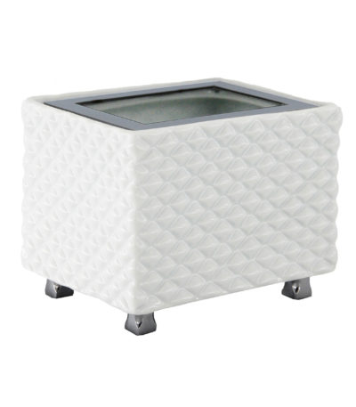 STELO_Kosmetikdose_freistehend_Chrom_Porzellan