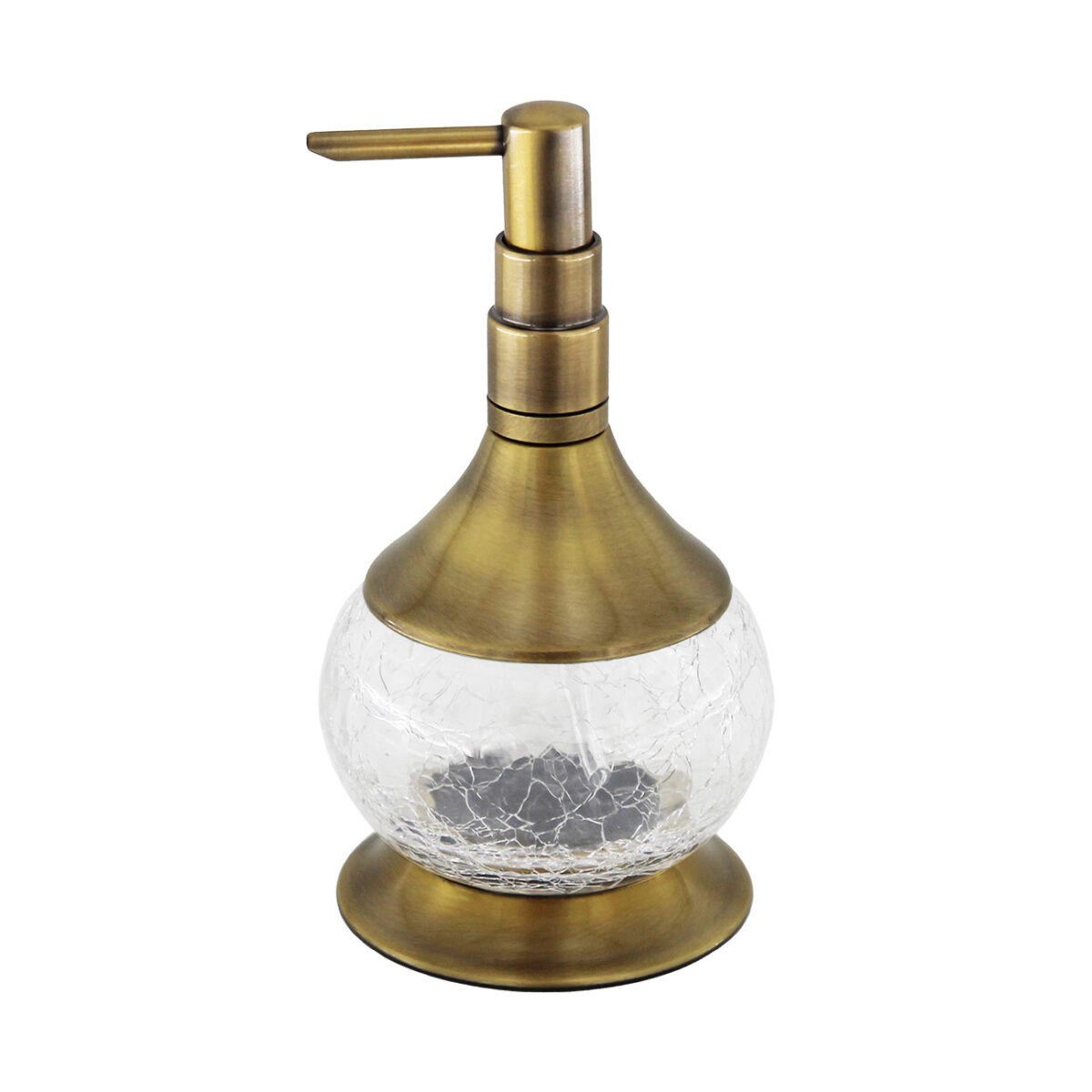 STELO_Seifenspender_freistehend_Antik_Messing_Kristallglas