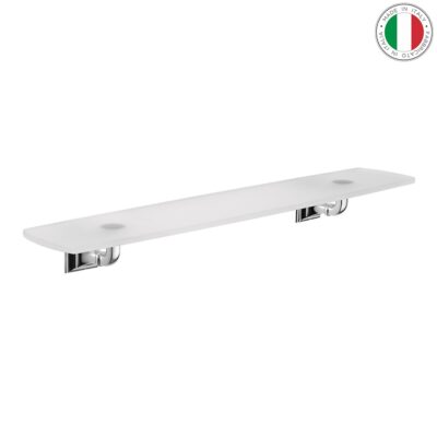 Glasablage Badablage Chrom Messing Glas Portofino Colombo Design