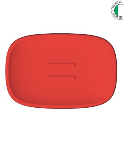 Seifenablage freistehend Erdbeerrot