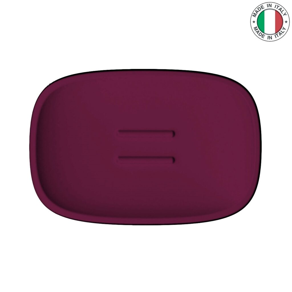 Seifenablage freistehend bordeaux violett