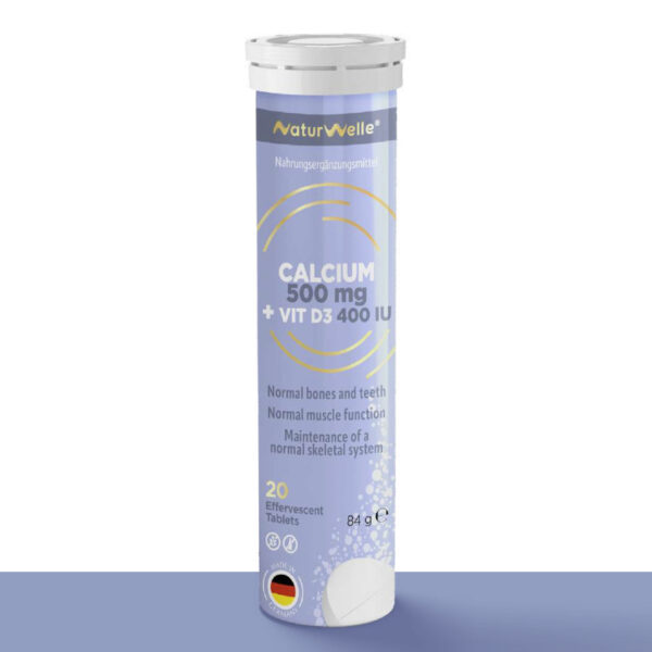 Naturwelle CALCIUM 500 mg + VITAMIN D3 400 IU